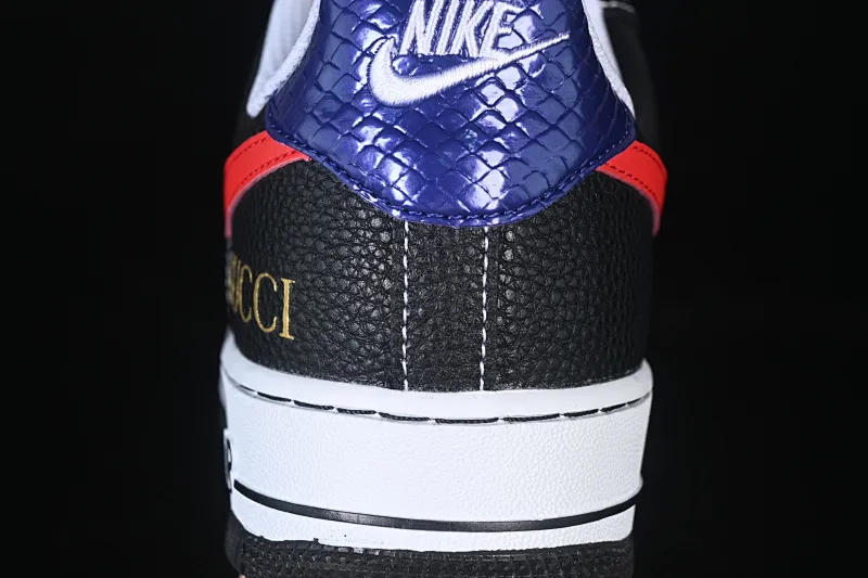 All categories Nk Air Force 1 Air Force series Nk Air Force 1 Low Air Force low-top Nike Air Force 1'07 Low Gucci joint black and red hook Air Force 1 low-top casual sneakers AH8462-001